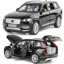 1:32 Volvo XC90 Alloy Diecast Car Model Toy Pull Back Sound Light Toy Vehicle UK