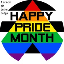 Gay Pride Month Button Pin Badge LGBTQ+ Gay Pride Queer Pride Lesbian Gay Ally