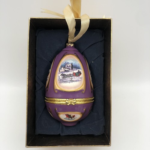 Christmas porcelain egg - mr.,