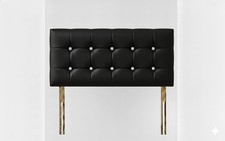 Divan Bed Headboard 20" Cubed KINGSIZE | DOUBLE | SINGLE Faux Leather