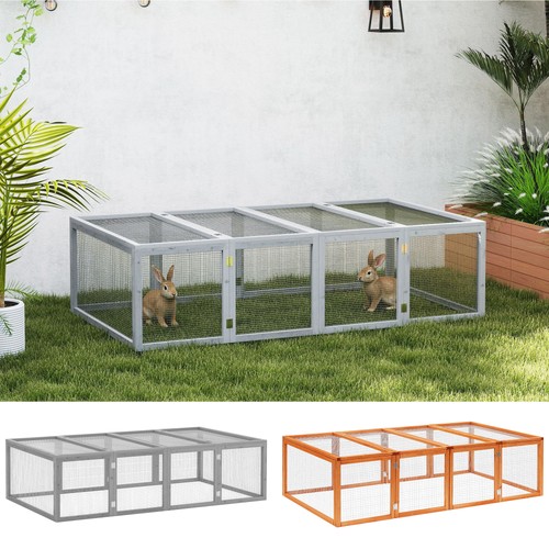 New rabbit hutch cage with - hutch,