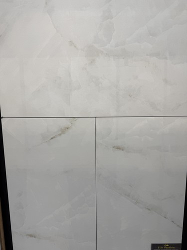White onyx marble effect - white,