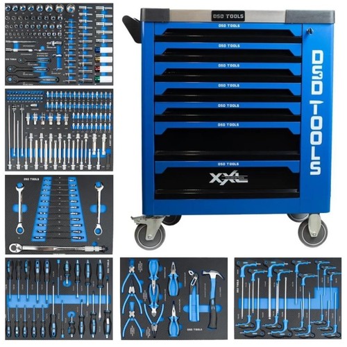 Tool chest blue trolley - tool,
