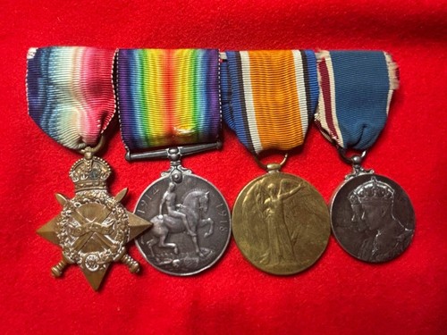 Officer ww1 medal trio - medal, &