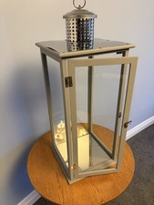 Large Wooden Candle Lantern