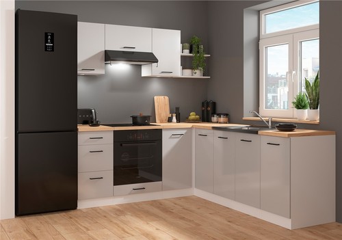 Corner kitchen cabinets set - corner,