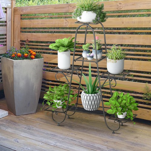 Multi tier metal plant stand - tier,