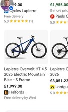 £1300 For A Lapierre Ht