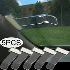 5x Universal Car Parking Ticket Receipt Permit Card Holder Sticker Accessories
