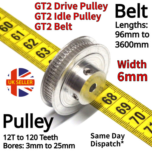 Gt2 6mm timing - 6mm, drive
