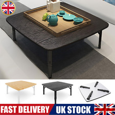 Foldable Low Table Japanese Floor Coffee Over Bed Table Tatami Chabudai Desk NEW