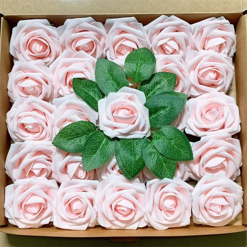 10x artificial foam rose - 10x,