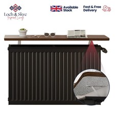 Radiator Shelf with Foil Insulation - MDF Wooden No Drill Shelves with Brackets