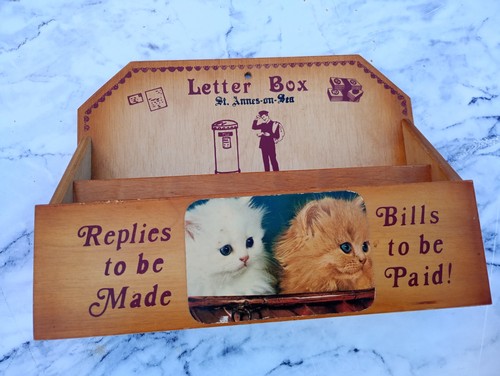 Vintage wooden letter - wooden,