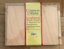 🎨 Listing: Crimson & Blake Desk Easel & Materials Box New Sealed Artist Kit