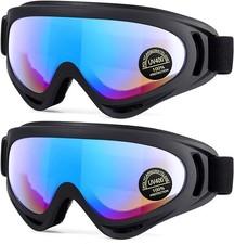  2-Pack Winter Ski Goggles