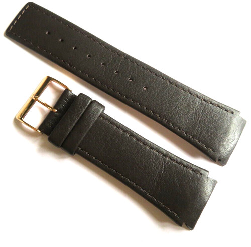 Watch strap leather brown - watch,