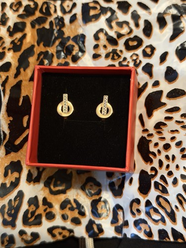 Yellow gold earrings 14k - yellow, 585