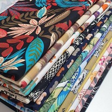 100% Cotton Canvas Fabric Floral Polka Craft Dress Quilting Material 58" Meter