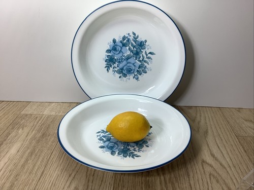 Corelle pie plates - plates, blue