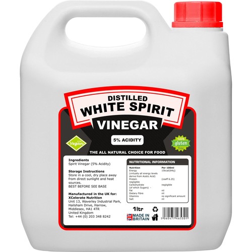 Distilled white spirit - white, vinegar