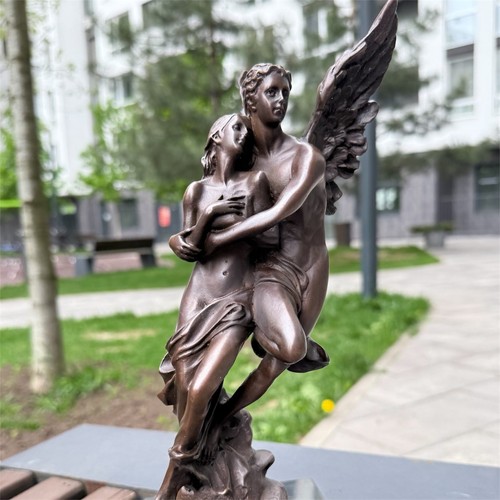Bronze statue cupid and - bronze,