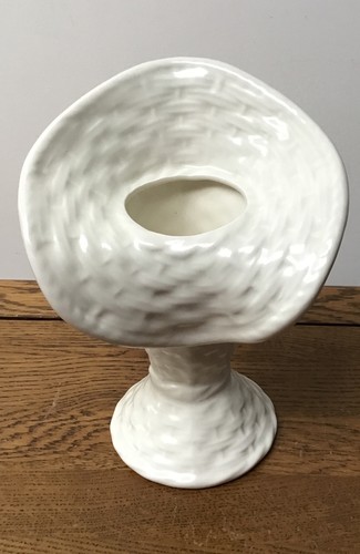 Vintage sylvac white basket - vintage,