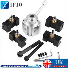Quick Change Tool Post Holder Kit Set Aluminum Alloy Tool Post Lathe Tools Hold