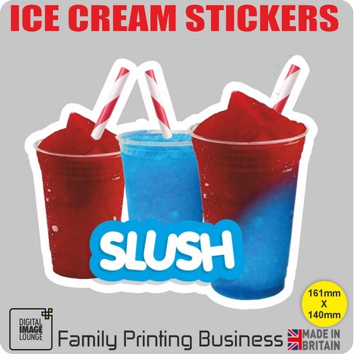 Ice cream stickers van - stickers,