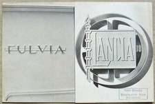 LANCIA FULVIA 1300 Car Sales Brochure Jan 1970 #8799368 - 1/1970 Multi Lingual