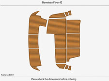 DuraEVA Seadek EVA Foam Boat flooring Beneteau Flyer 42