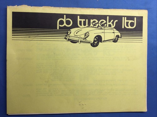 Vintage tweeks ltd porsche - ltd,