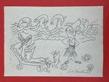 Ludwig Bemelmans Drawing on