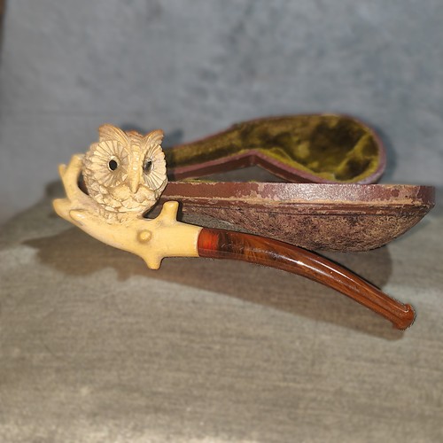 Vintage hand carved meerschaum - vintage, hand-carved