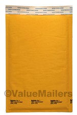 #1 7.25 x12 Kraft Bubble Lite Mailers DVD Padded Envelopes Bags 25, 100 to 2000