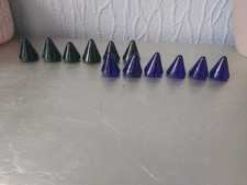 Old Glass Triangle Shaped