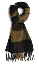 Fred Perry - Pure Lambswool Scarf  - C2140 - One Size - BNWT - £55 RRP - 50% OFF