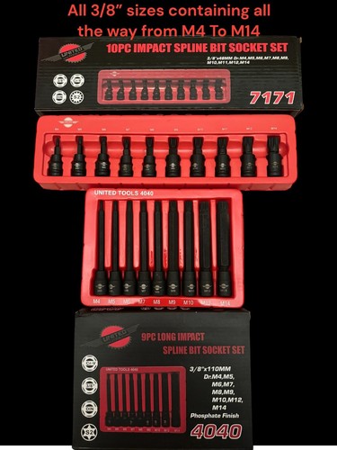 Industrial impact spline bit - industrial,
