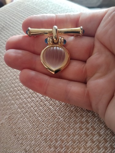 Lalique agatha style gold - lalique, tone