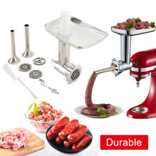 For KitchenAid Meat Food Grinder Attachment Kit Tray Pusher TubesStand Mixer UK