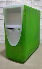 PC ATX Case GREEN Color NEW PC Vintage Computer Windows XP 98 Retro Build