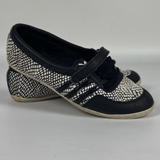 Adidas Sleek Series Snake Printed Ballerina Ballet Flats Shoes Sneakers Size 38
