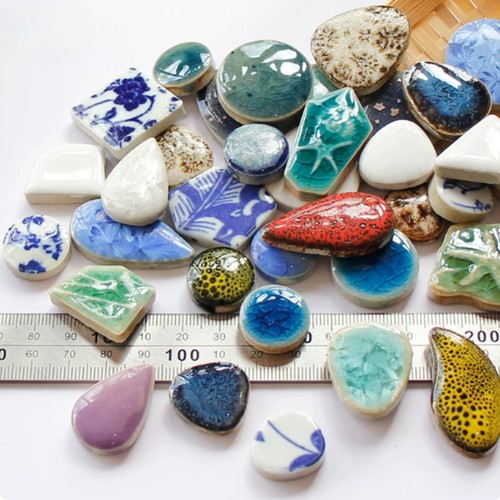 100g round mosaic tiles - uk,