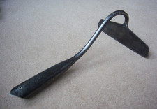 Vintage 7" Swan Necked Hoe ~ Makers Mark Arriss ~ Victorian Gardening Antique