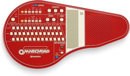 Suzuki omnichord 108r red - om-108r,