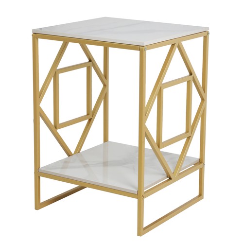 Tier square end table - square,