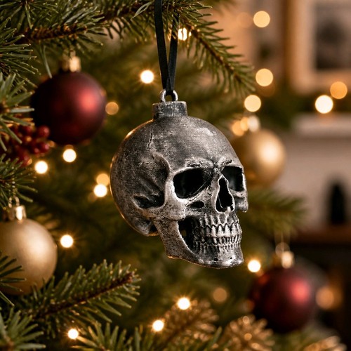 Gothic skull bauble - skull,