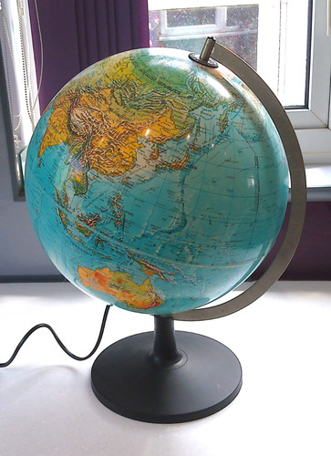 Large size scan globe - scan, denmark