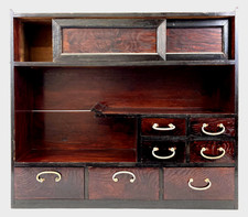 Japanese Vintage Chadan Tansu Tea Chest Cabinet Small Drawers