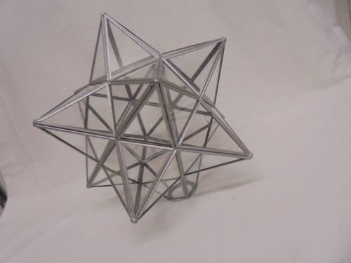 Vintage moravian star - vintage, silver